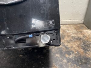 removing filter flap off of a beko washing machine
