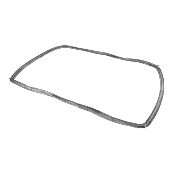Logik oven rubber door seal 450mm x 350mm, part BEKBE255440101, shown shaped to fit main oven cavity edge