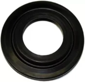 DeLonghi coffee machine filter gasket seal (7313285849) for ECO310 and ECOV310, shown as round black rubber O-ring.